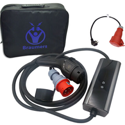 Braumers BREV-PO16AT2-11KW-CKAPP 11KW Portable 3-Phase EV Charger with App & Kit